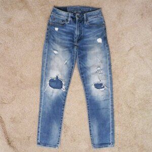 AMERICAN EAGLE Outfitters NEXT LEVEL AIRFLEX Men's Slim Distressed Jeans Size 26